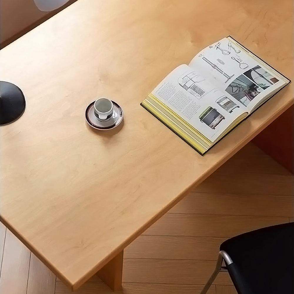 Mid-Century Modern Solid Oak Desk