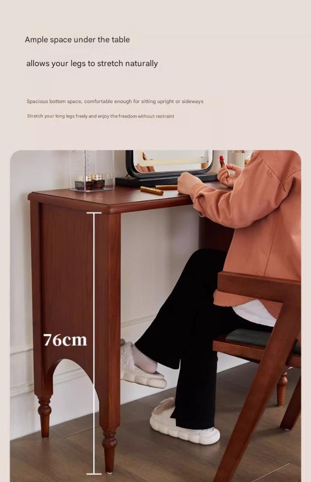 Hepburn Vanity | A Mid-Century Modern Dressing Table Designed for Small Spaces