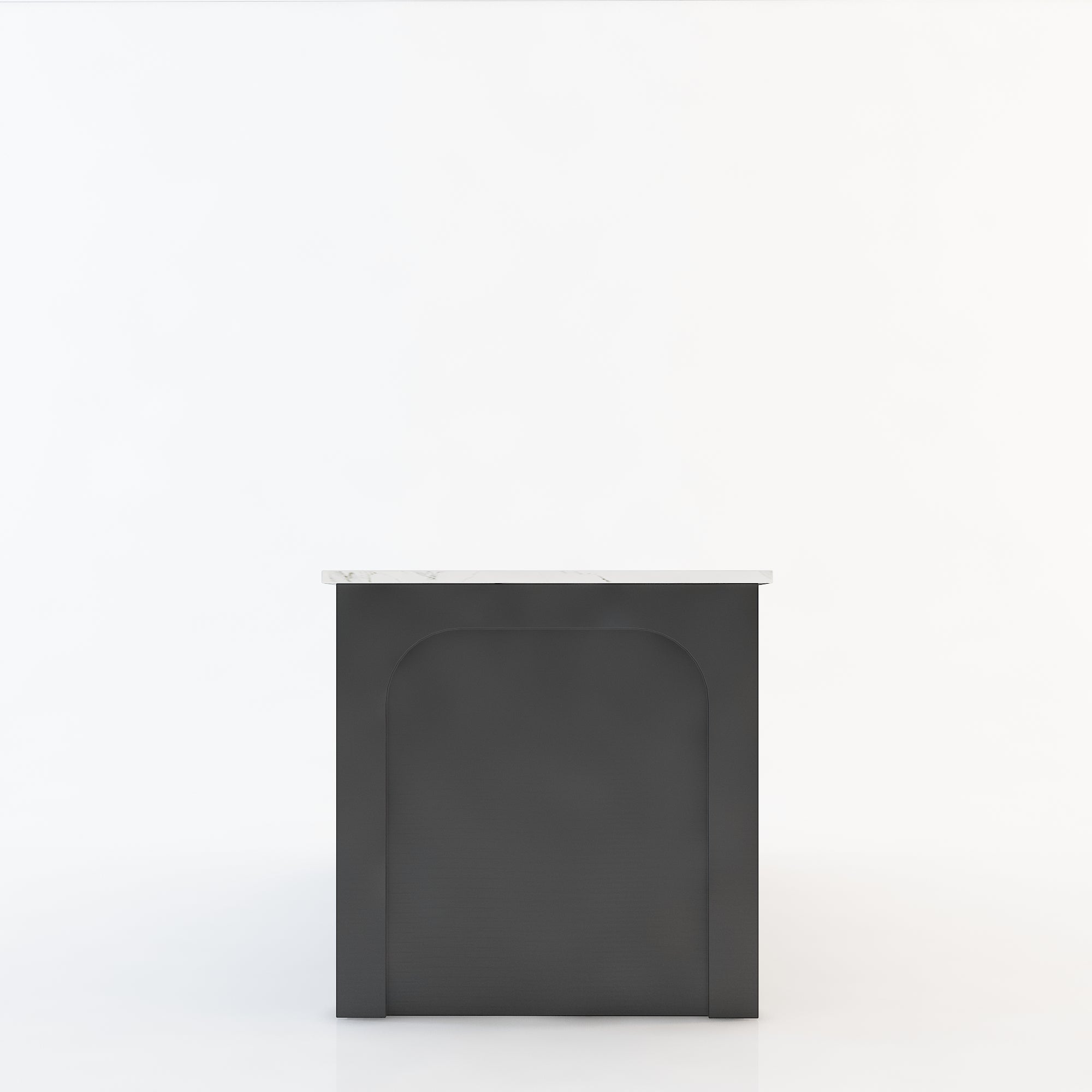 80 inch Large kitchen island with microwave shelf,For French and luxury spaces.