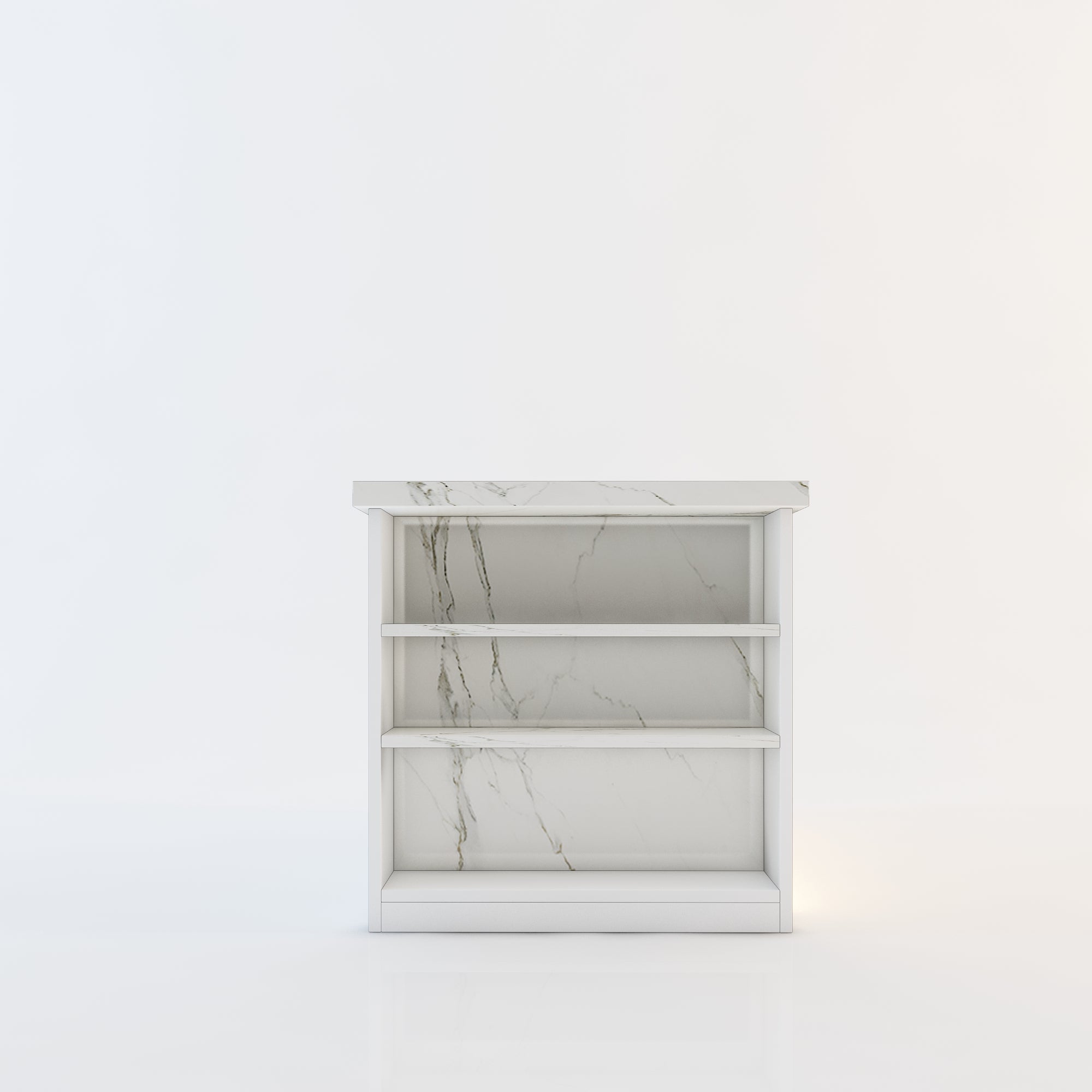 72 inch white Modern Kitchen island with Cabinets ,Bar, Electrical Outlet and Light
