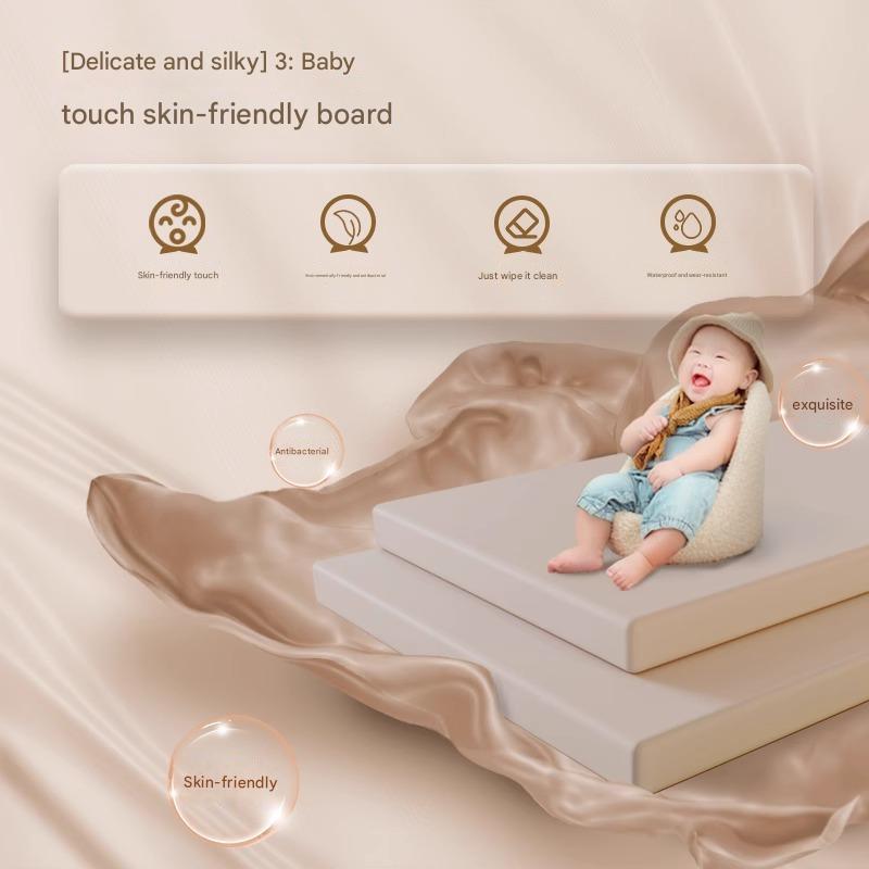 55" Glass Top Modern Dresser Walk-in Closet Island with Jewelry Storage and Light