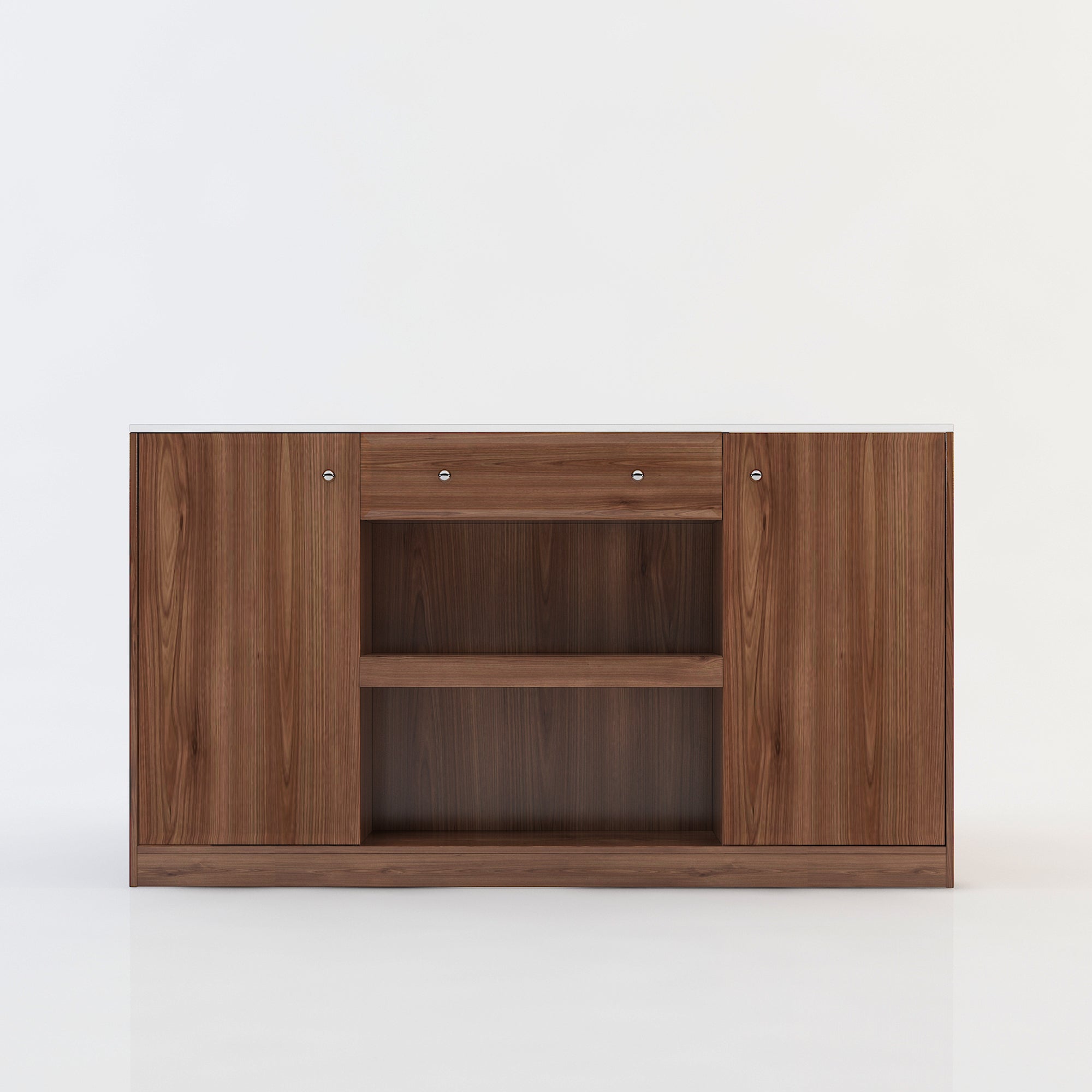 64“Small Kitchen Island with Expandable Dining table and Hidden Storage