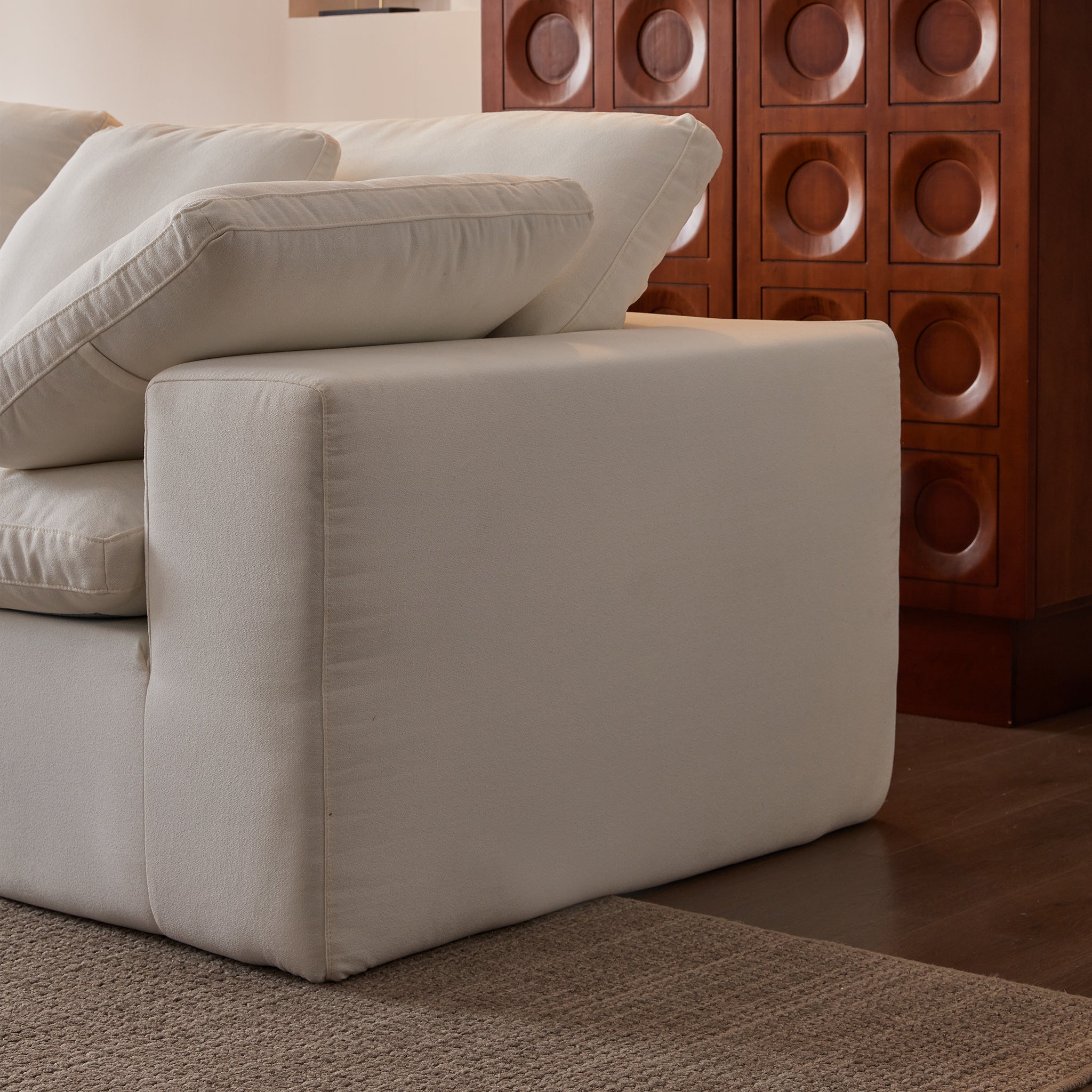 Modular Cloud-Feel Sofa (No Assembly Required)