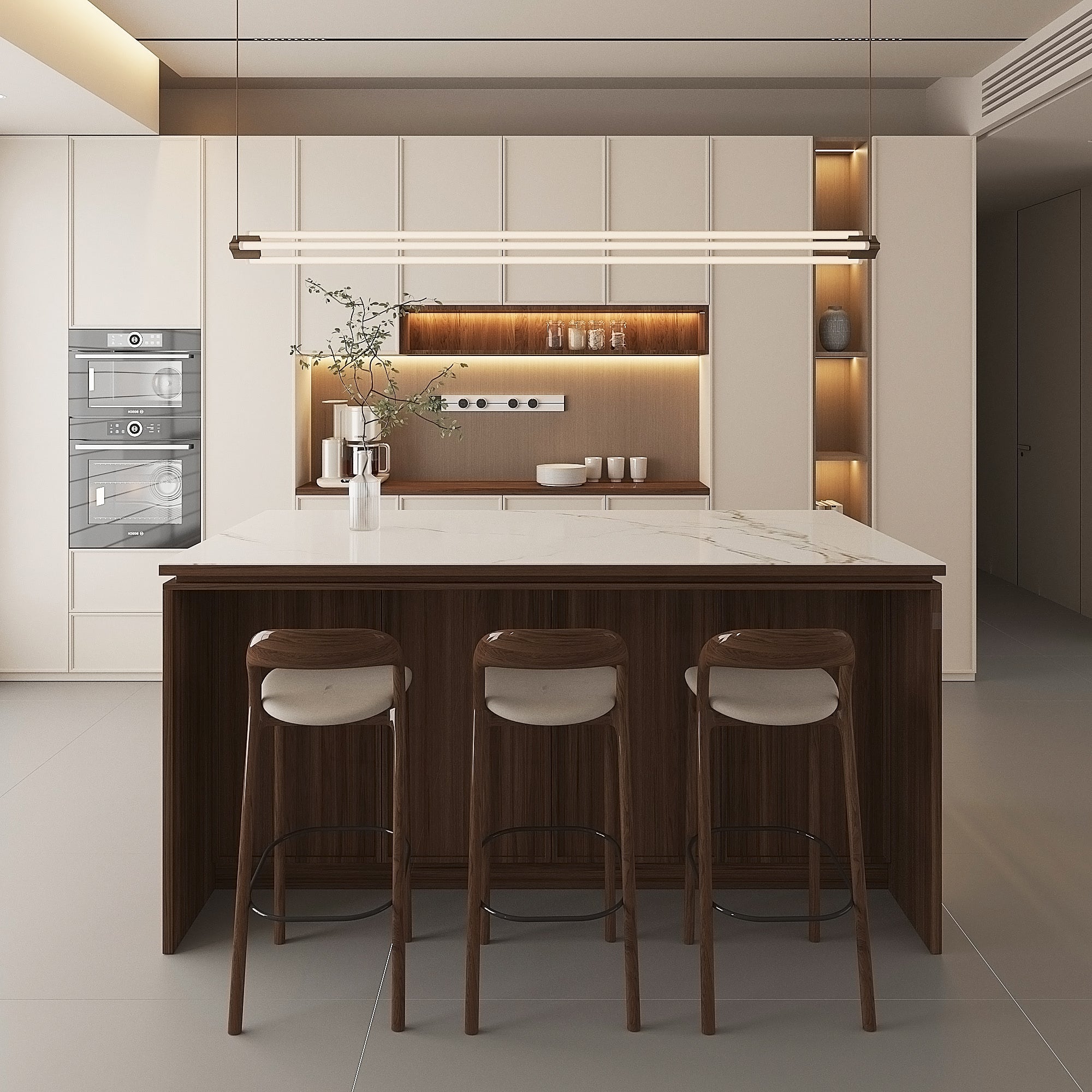 “Archchic 72'' Kitchen Island with Storage, Drawers & Bar Seating – Modern Ergonomic Island for Cooking, Dining & More”