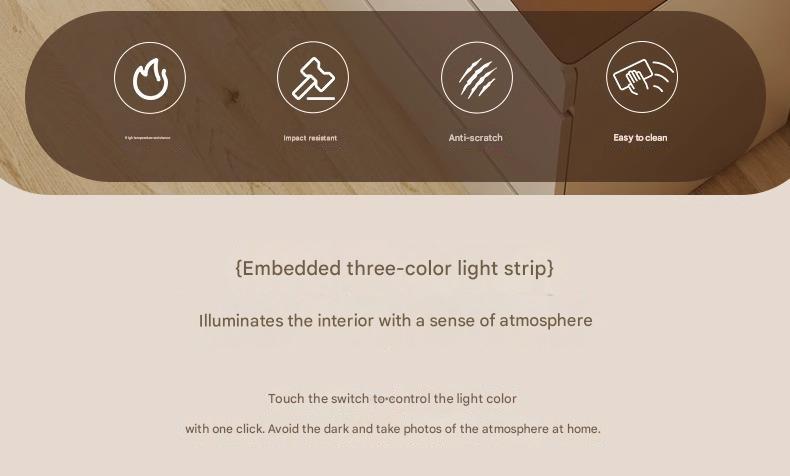 55" Glass Top Modern Dresser Walk-in Closet Island with Jewelry Storage and Light