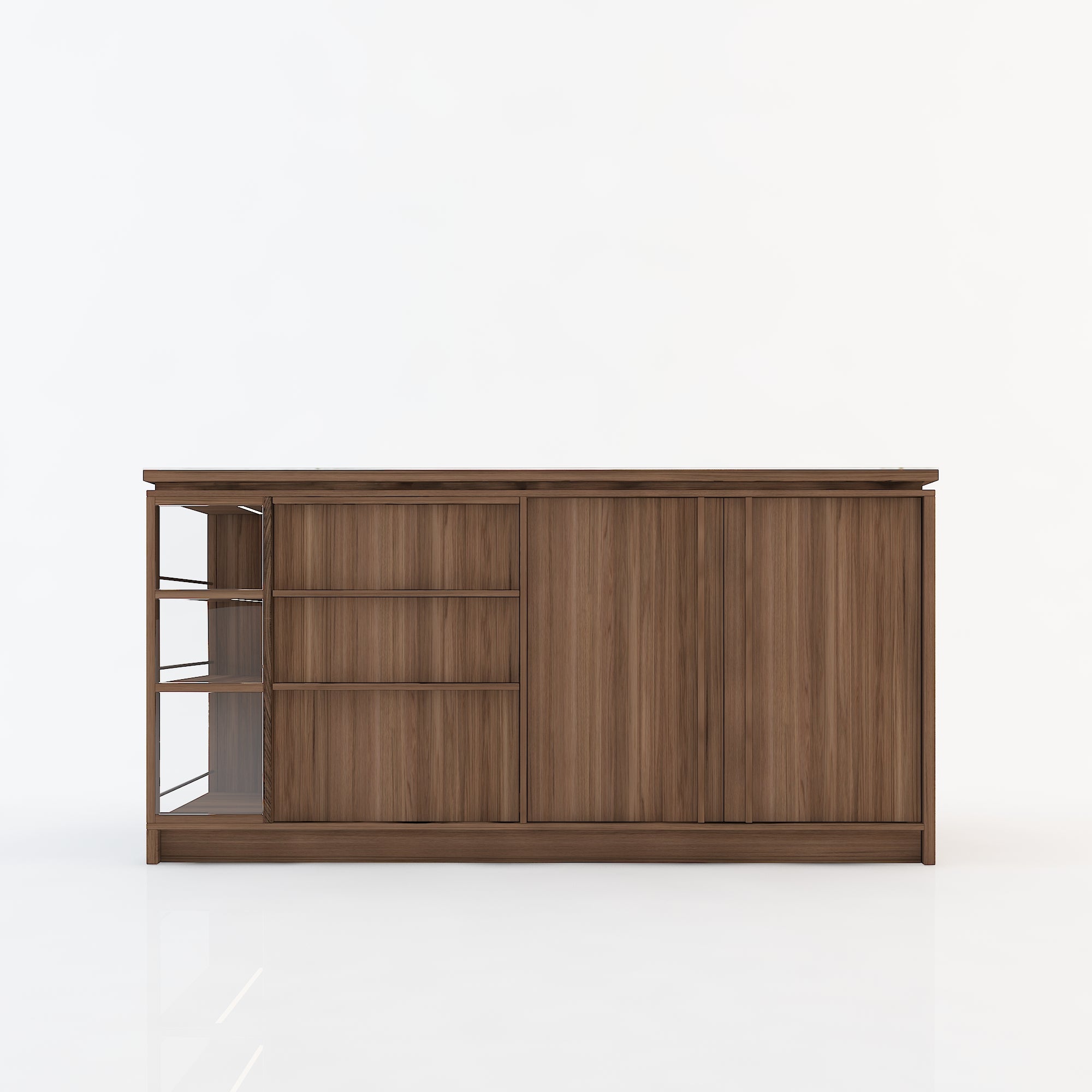 “Archchic 72'' Kitchen Island with Storage, Drawers & Bar Seating – Modern Ergonomic Island for Cooking, Dining & More”