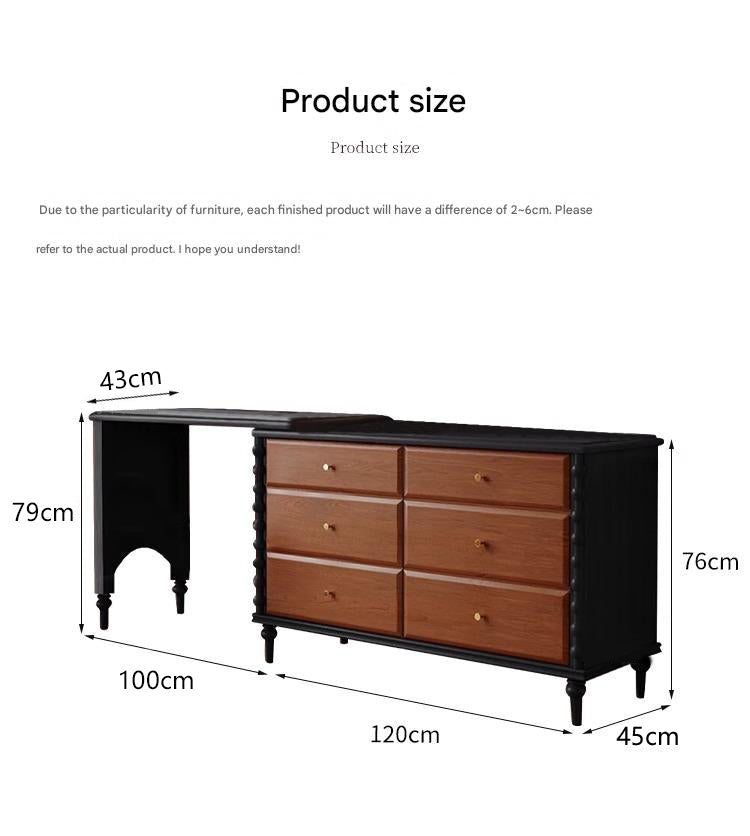 Hepburn Vanity | A Mid-Century Modern Dressing Table Designed for Small Spaces