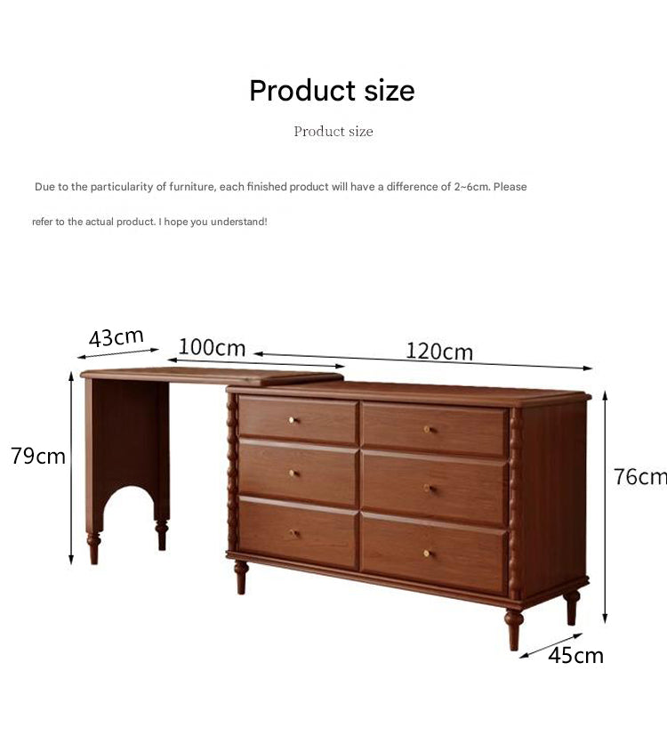 Hepburn Vanity | A Mid-Century Modern Dressing Table Designed for Small Spaces