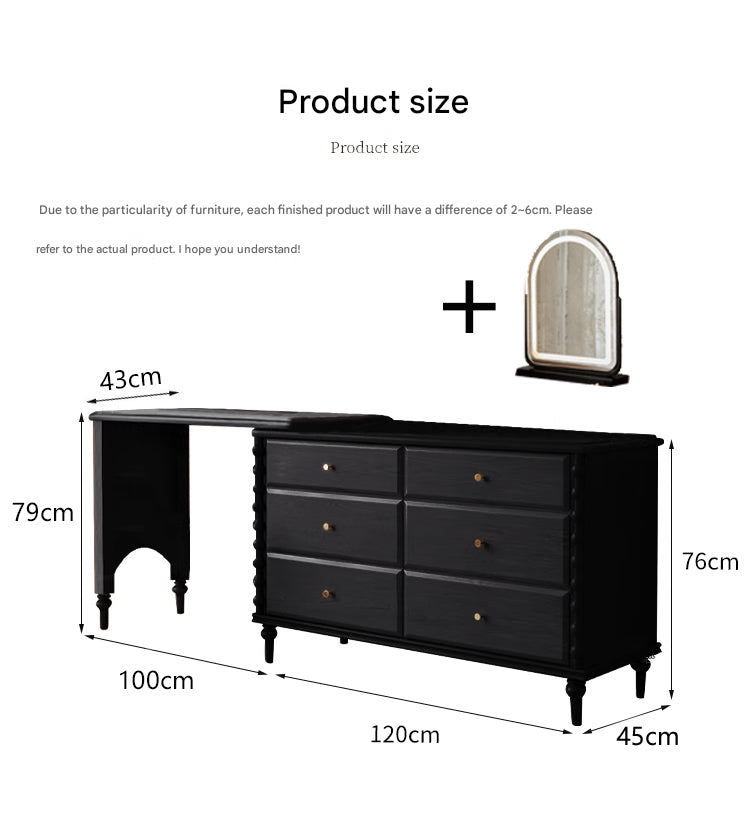 Hepburn Vanity | A Mid-Century Modern Dressing Table Designed for Small Spaces