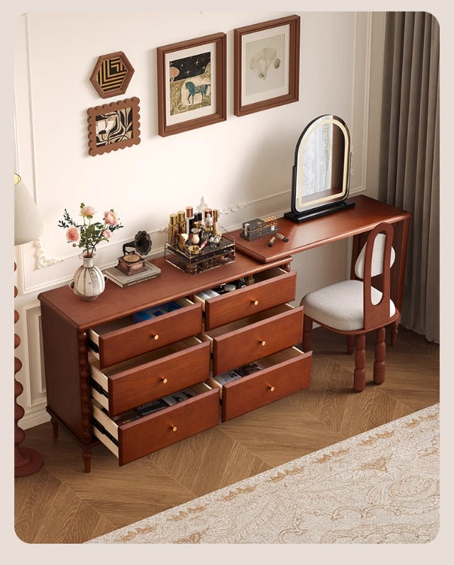 Hepburn Vanity | A Mid-Century Modern Dressing Table Designed for Small Spaces