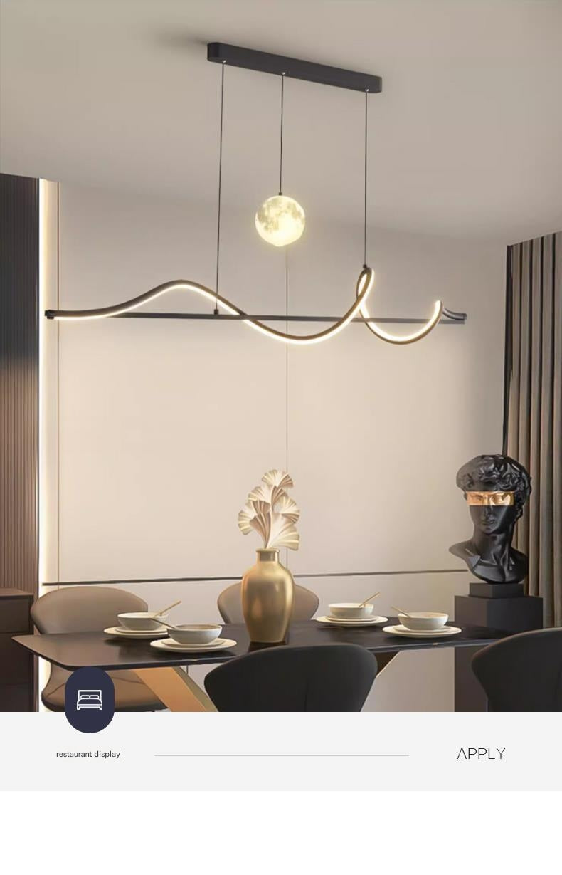 Modern pendant lighting for kitchen island