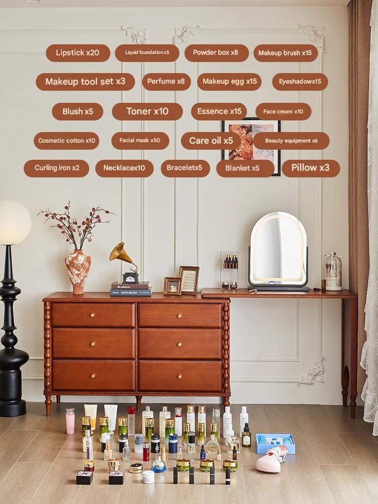Hepburn Vanity | A Mid-Century Modern Dressing Table Designed for Small Spaces