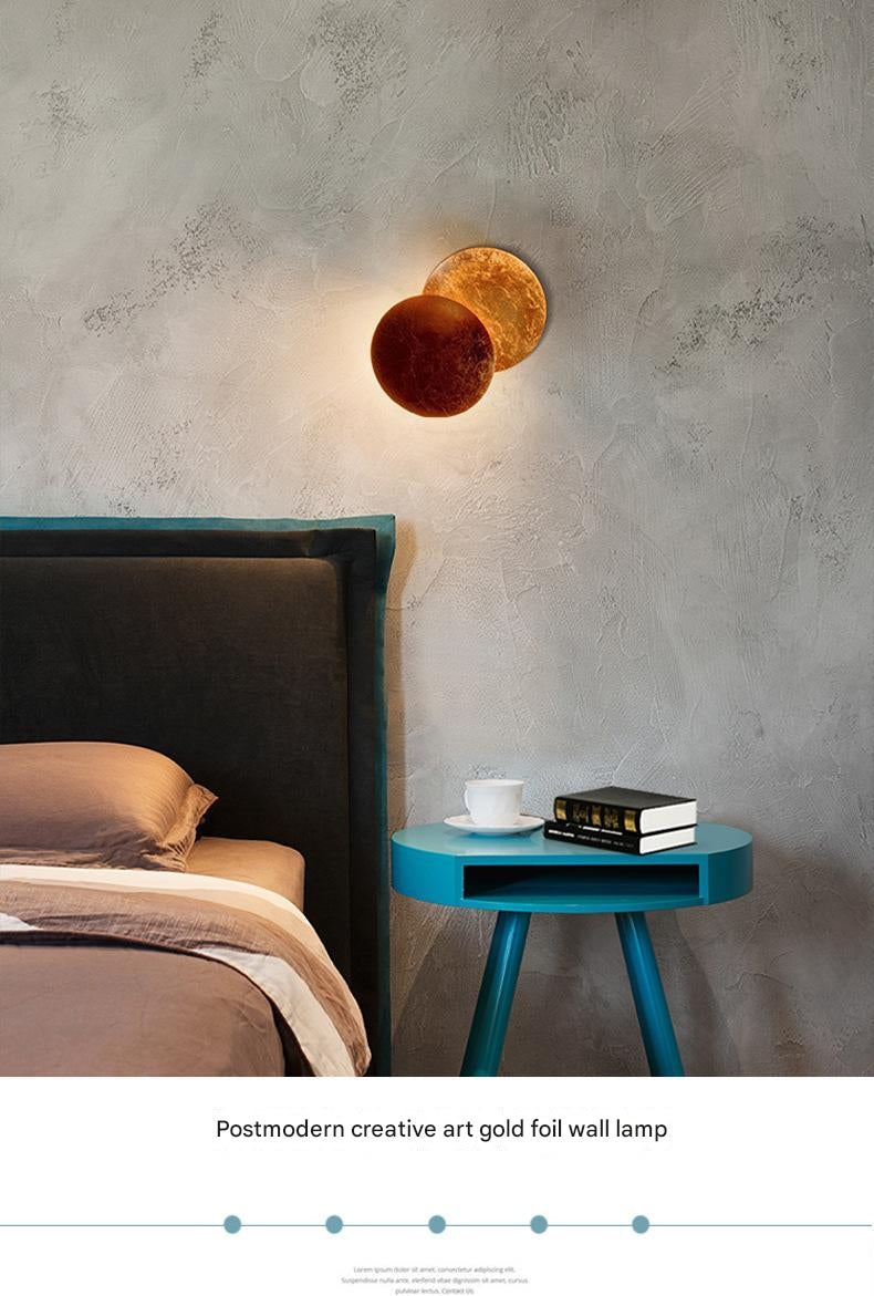 Modern moon reading bed wall lamp creative home decoration