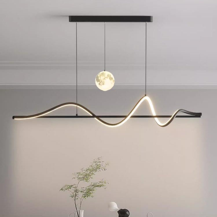 Modern pendant lighting for kitchen island