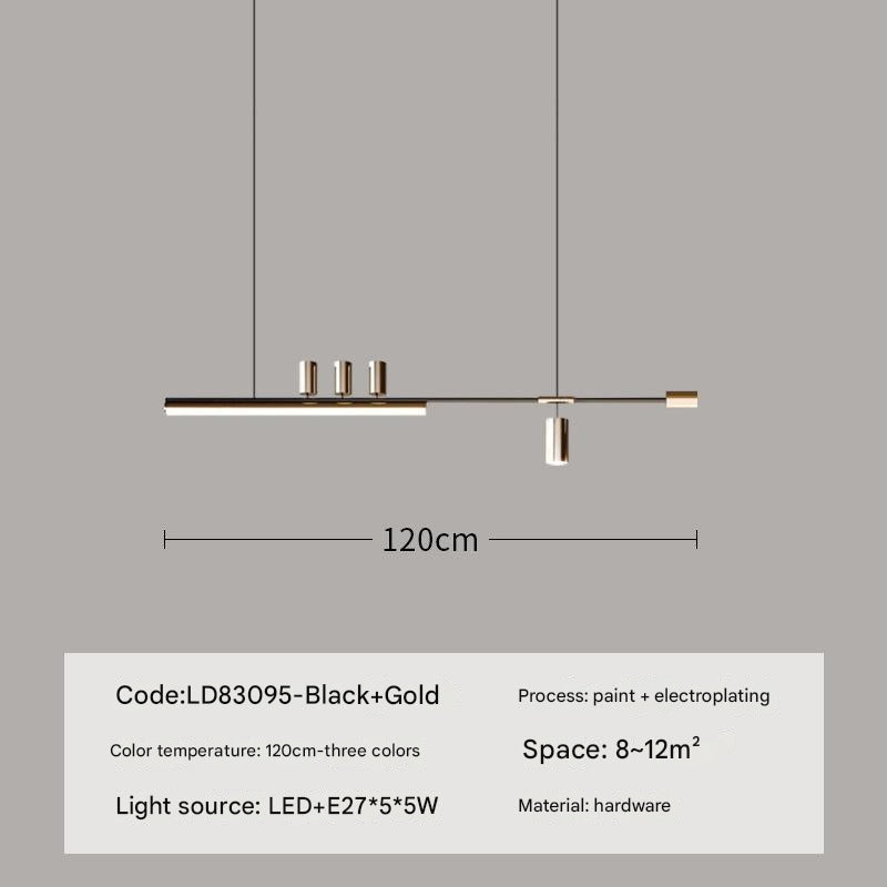 Gold Kitchen Island light Simple modern chandelier