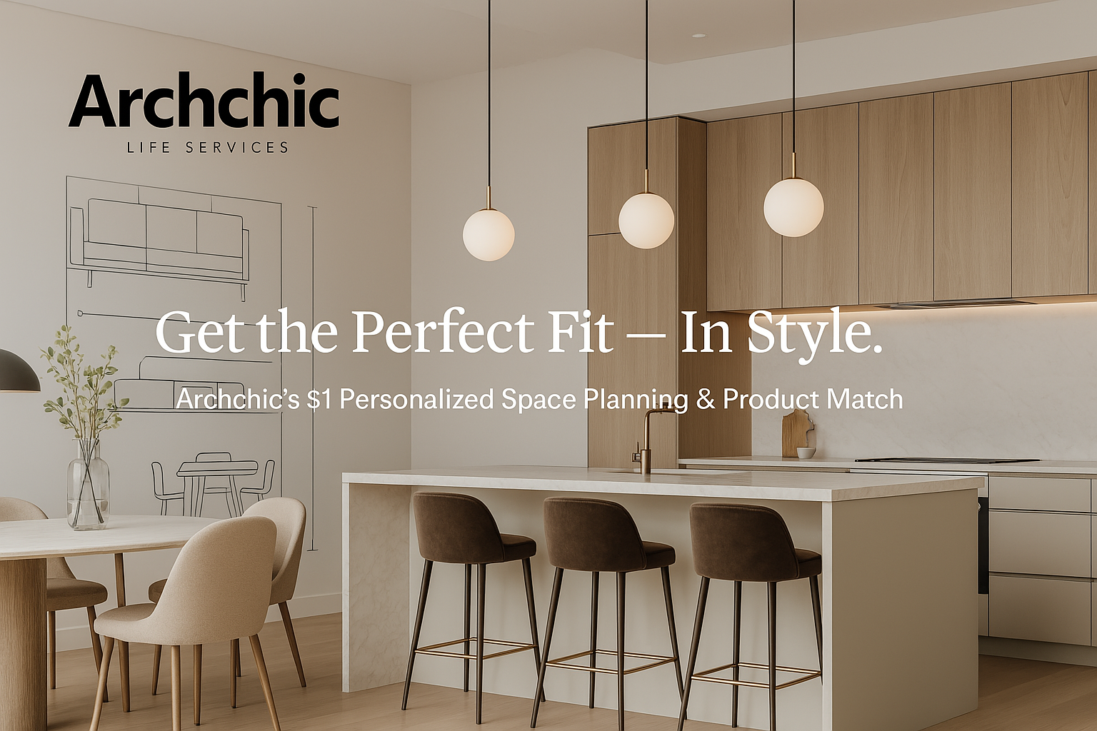 Archchic Space Planner｜$1 Personalized Layout & Product Match
