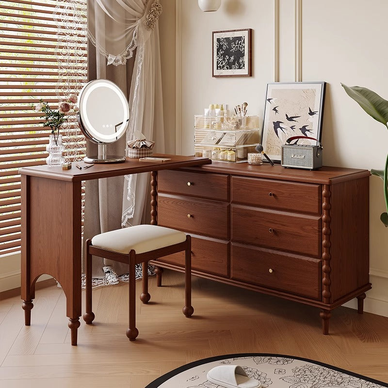 Hepburn Vanity | A Mid-Century Modern Dressing Table Designed for Small Spaces